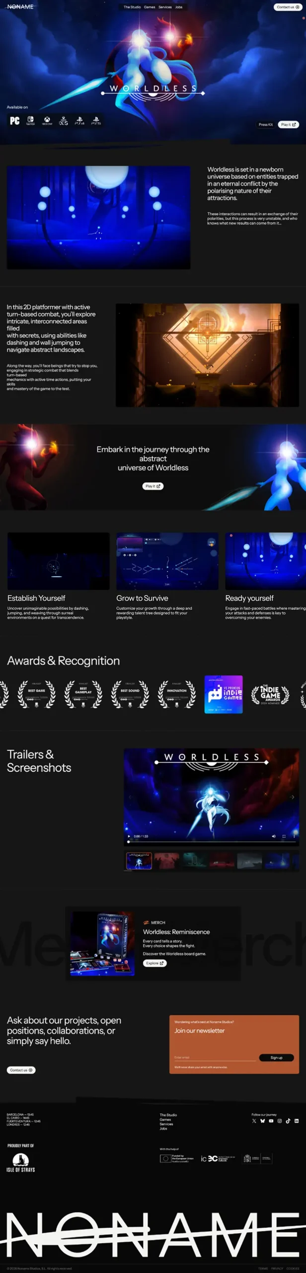 Noname Studios - Worldless Game